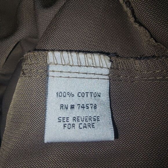 Cache olive gold rope Embellished cargo capri pants size 0 - Picture 8 of 8